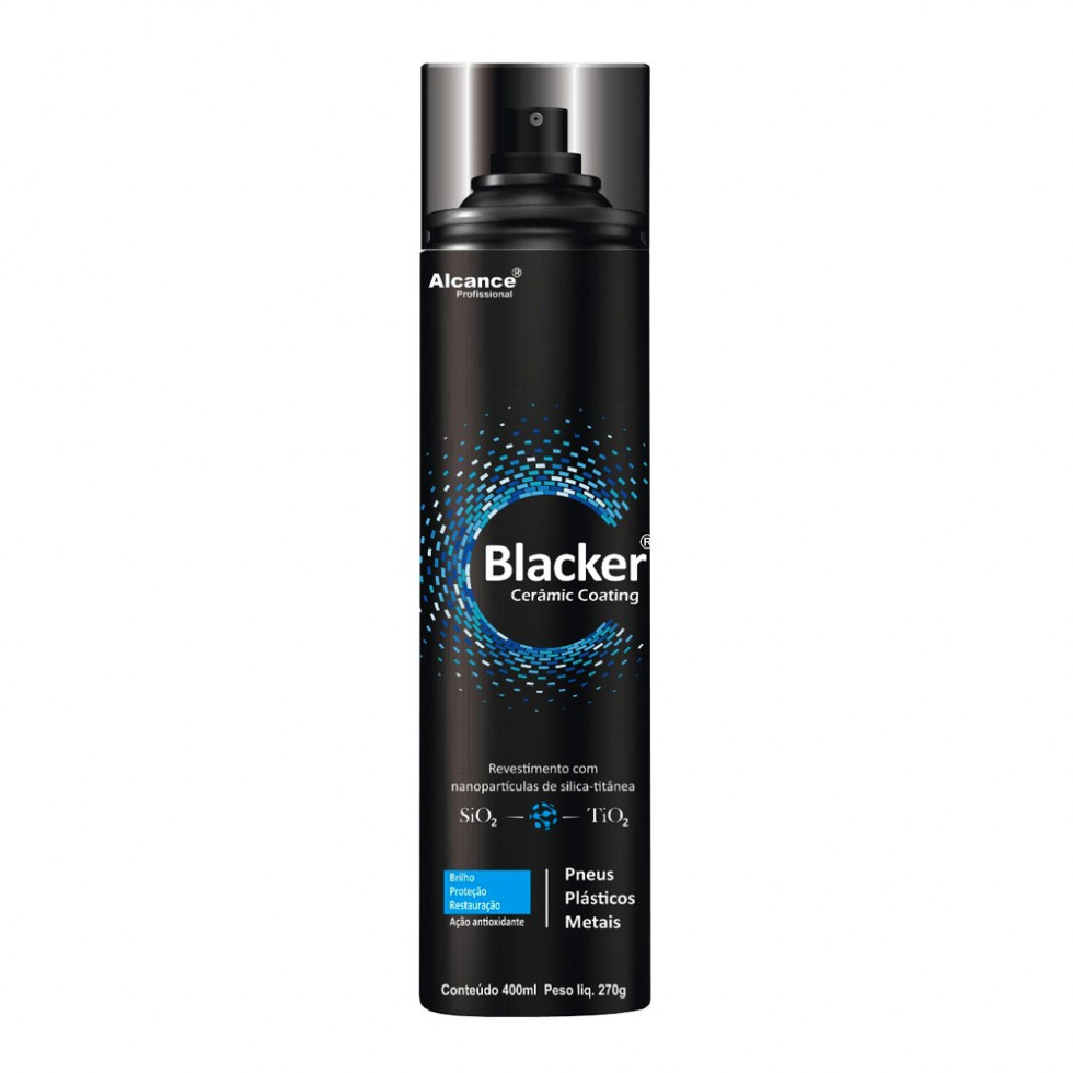 Blacker Selante - Revestimento Para Pneus, Plásticos E Metais - 400ml - Alcance