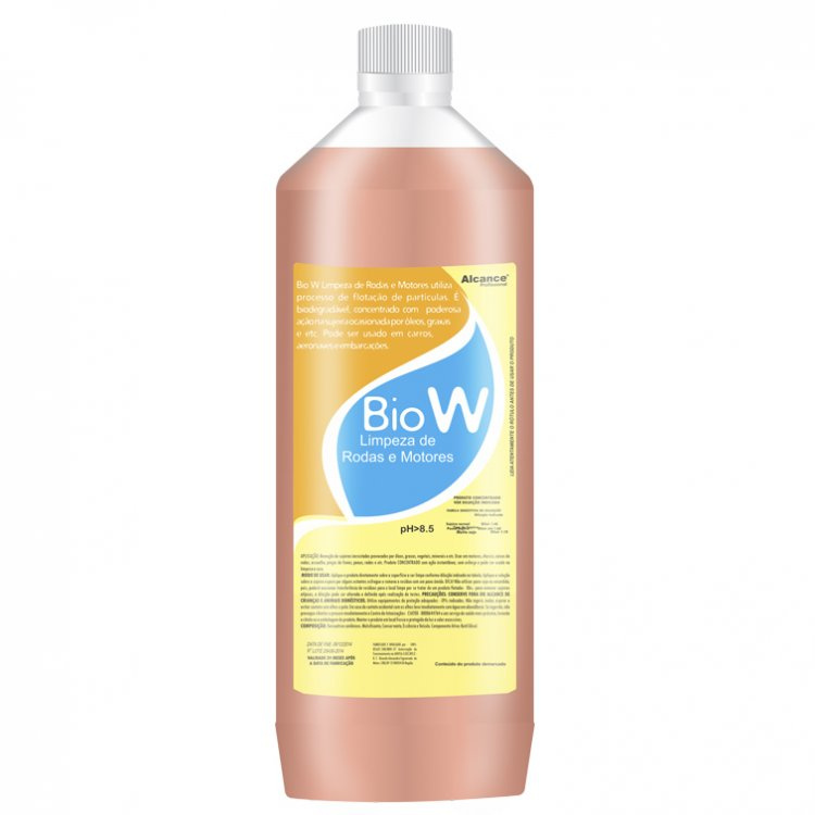 Limpa Rodas E Motores Biow Super Concentrado - Diluição Até 1:60 - (1 Litro) - Alcance 