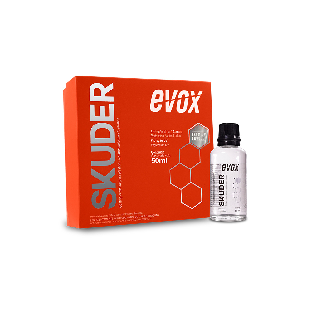 Skuder Ceramic Coating Vitrificador Para Plástico 50ml - Evox