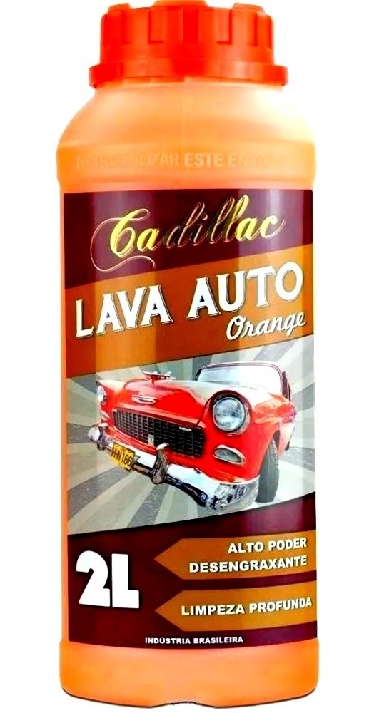 Shampoo Lava Auto Orange, 2 Litros - Cadillac