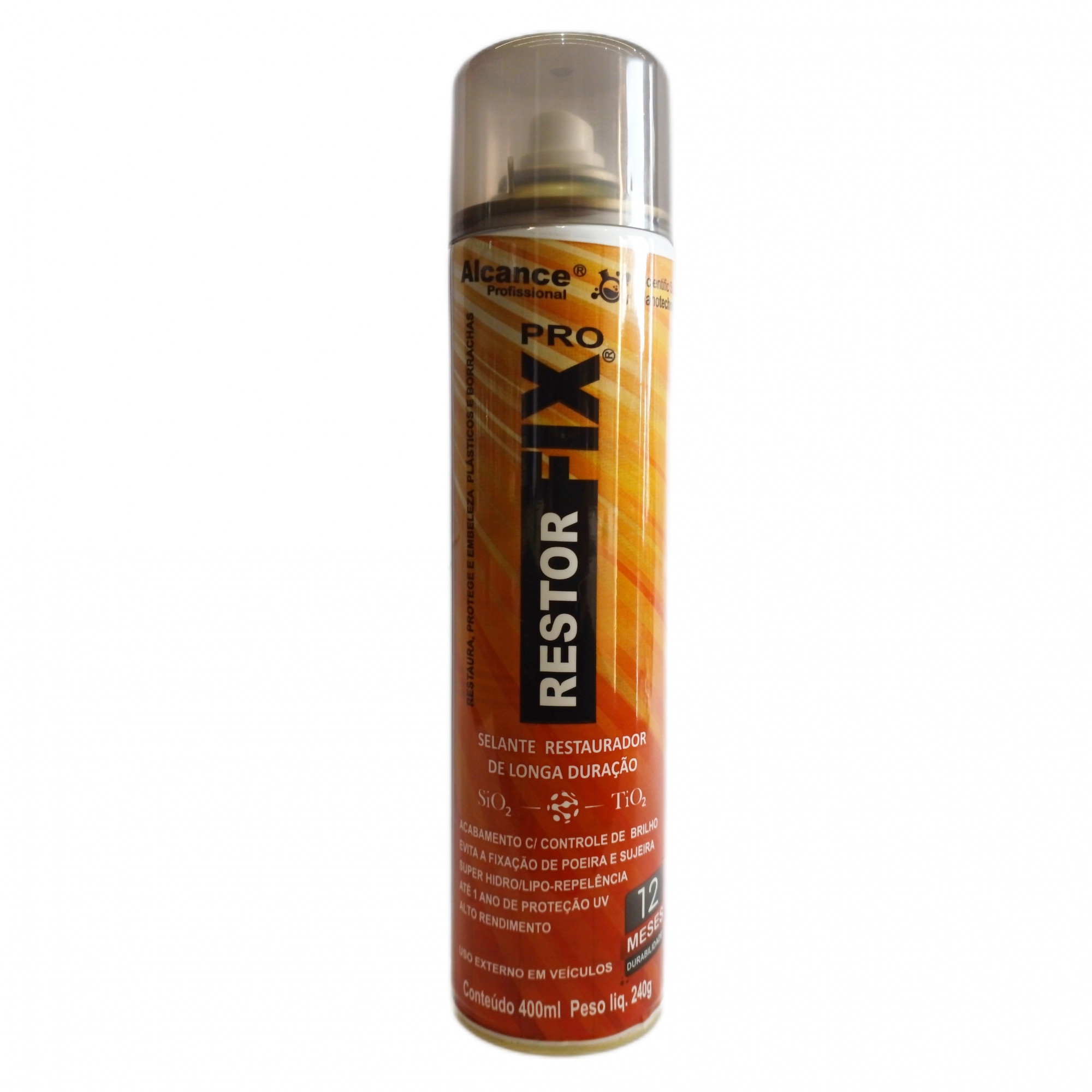 Restorfix Pro Aerosol, Selante Restaurador De Plásticos E Borrachas Externas,  400ml - Alcance