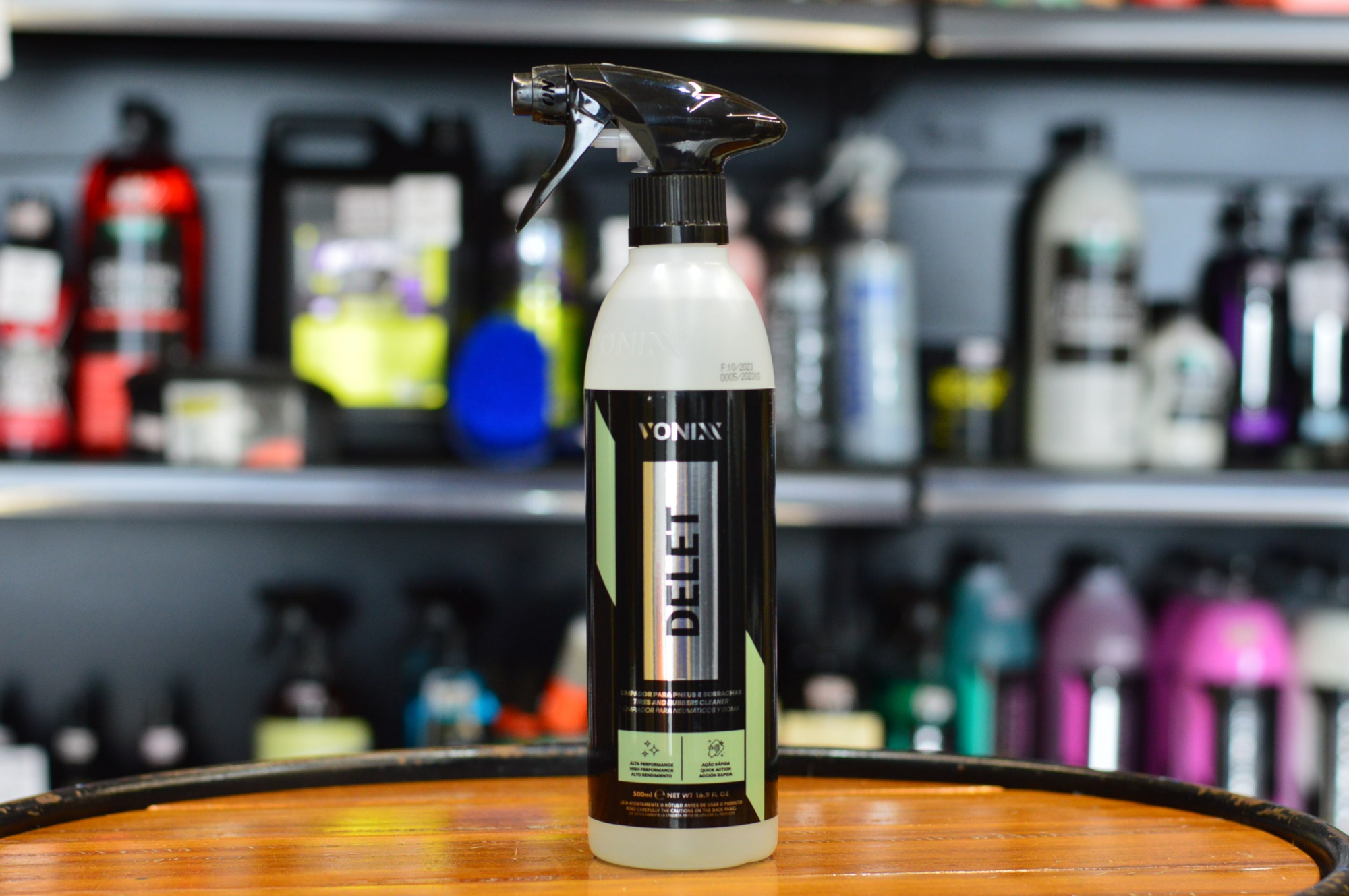 Delet Limpador Para Pneus E Borrachas 500ml - Vonixx