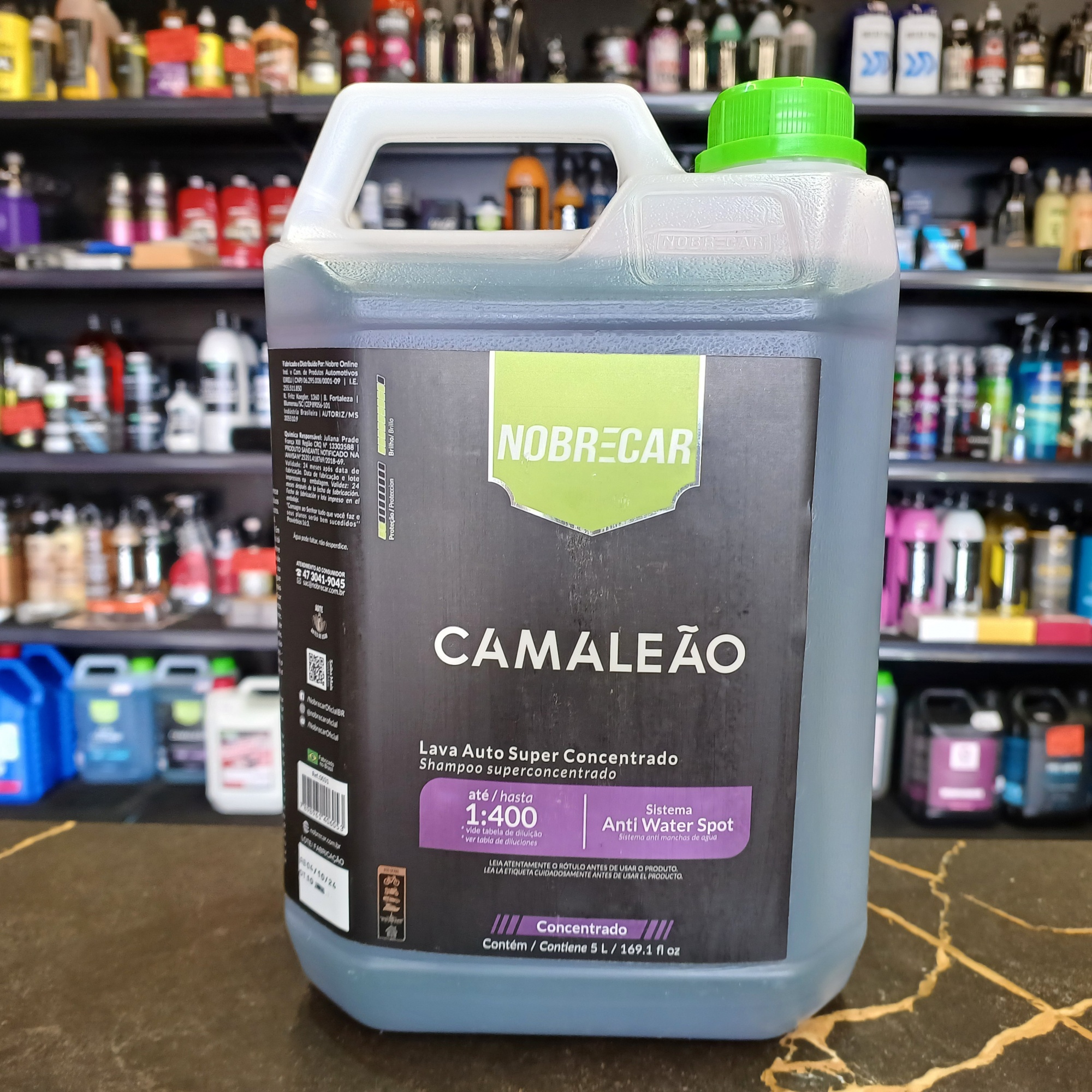 Shampoo Camaleão 1:400, 5 Litro. Nobrecar