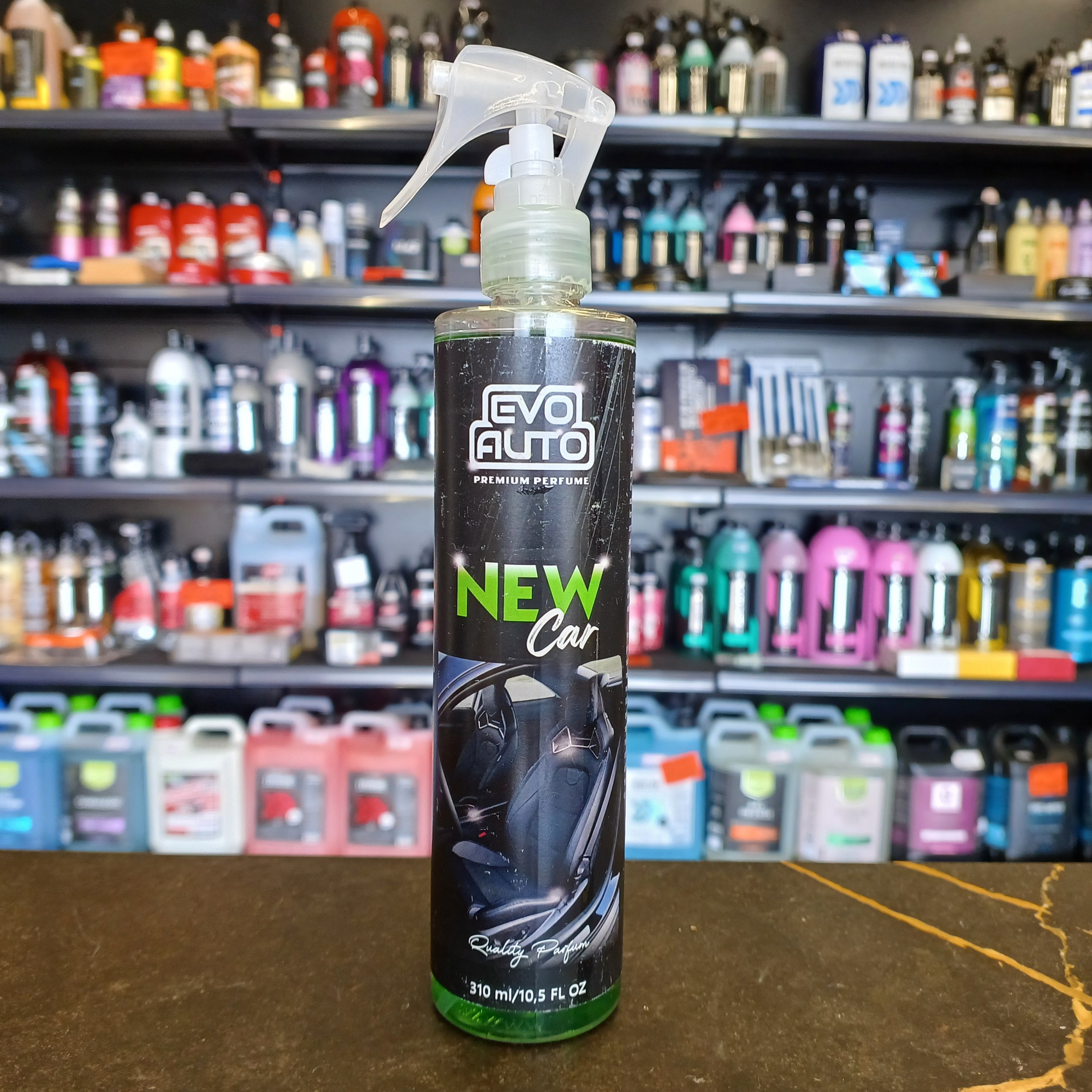 Aromatizante Premium New Car 310ml. Evo Auto