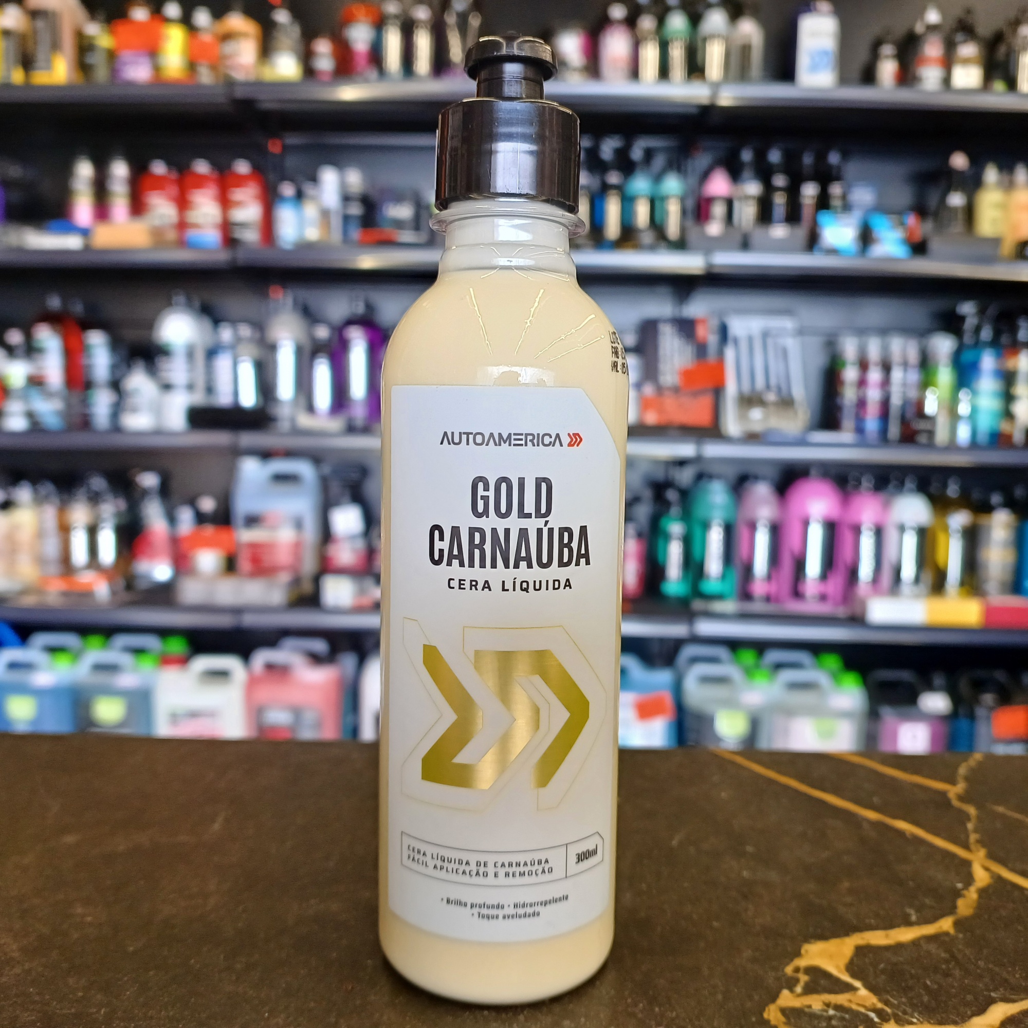 Cera Gold Carnaúba 300ml. AutoAmerica