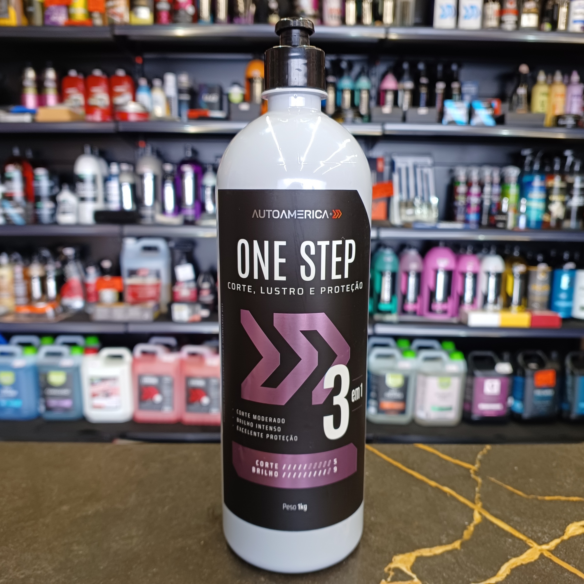 One Step 3 Em 1, 1 Litro. AutoAmerica